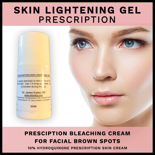 Dr. Kojian’s Prescription Bleaching Cream for Facial Brown Spots